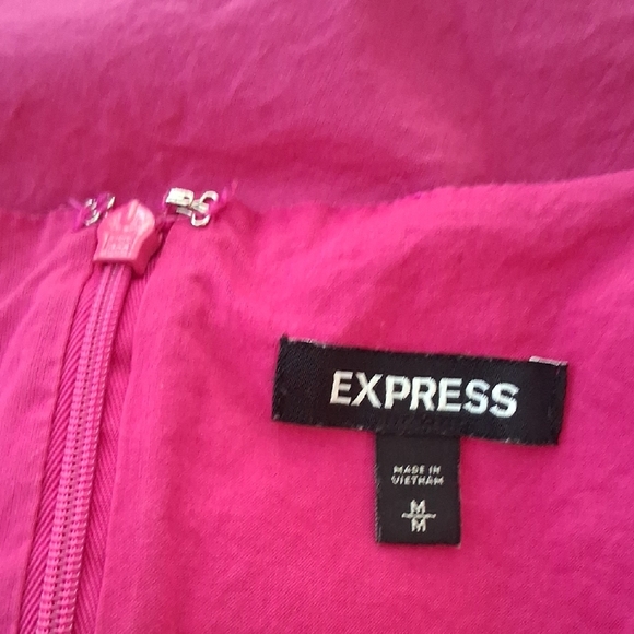 Express Pink Ruffled  Dress - Picture 15 of 16